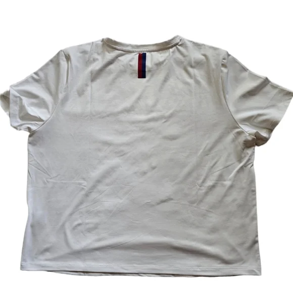 NWT‎ Rhoback Womens Short Sleeve Crop Top Size Large - Picture 2 of 10